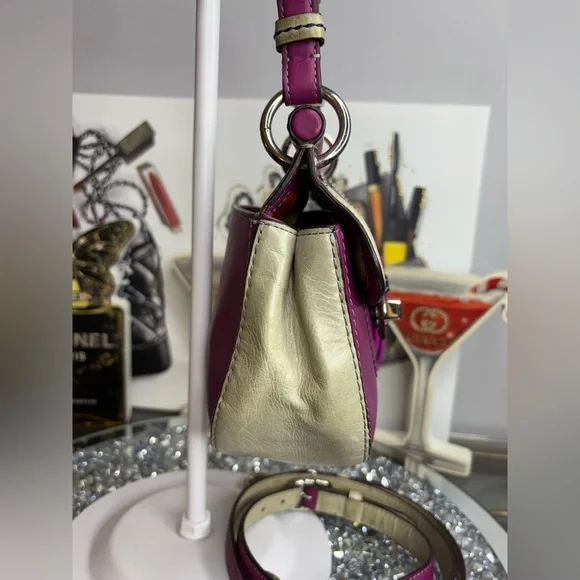 Coach 2012 Legacy Mini Willis colorblock leather crossbody bag EUC - Picture 8 of 17